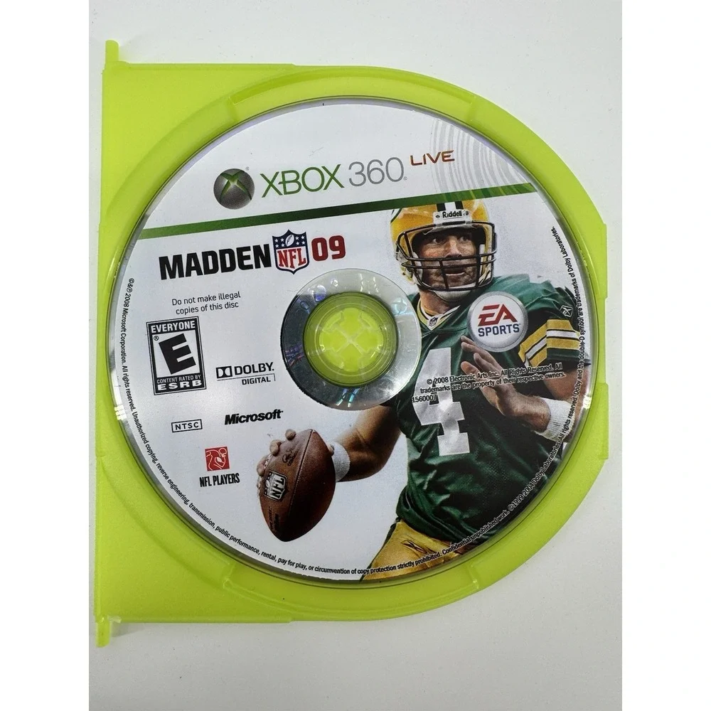 Madden NFL 09 Microsoft Xbox 360 EA Sports CIB